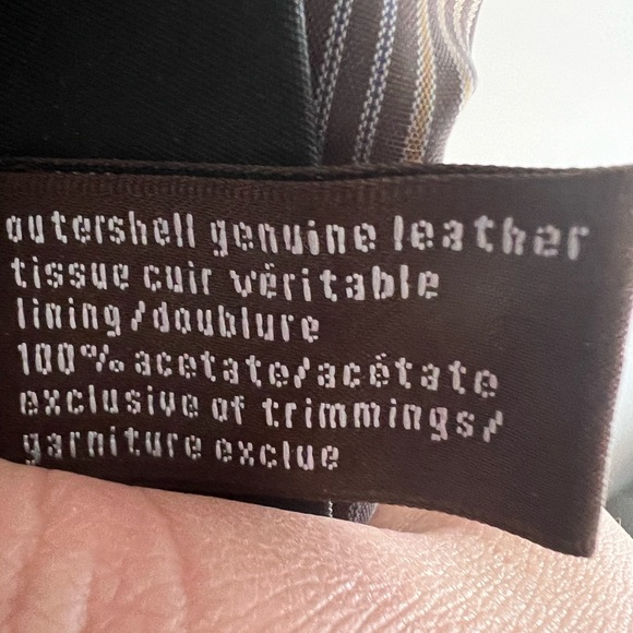 Vintage DANIER LEATHER XL Brown Women’s Jacket - Picture 6 of 8